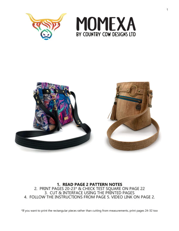 Momexa crossbody bag*Example Only*