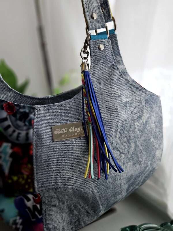 Rock&Roll 80s style Hobo Bag - Image 2