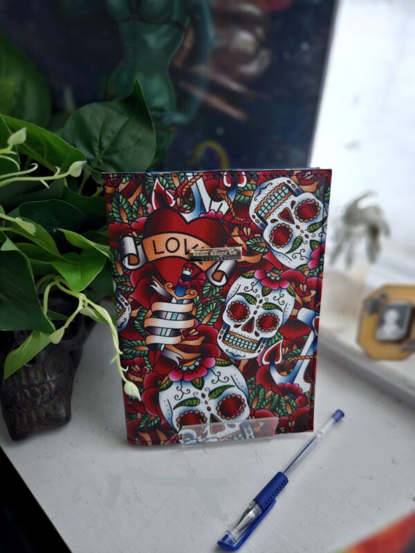 Sugar Skull notepad holder