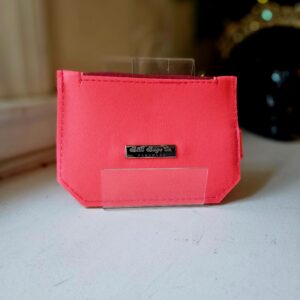 Fluorescent pink - Short slim wallet