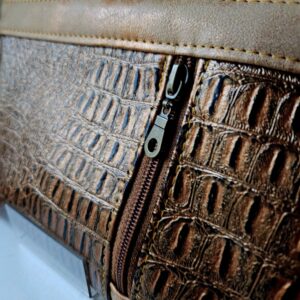 Bronze Gator Scales  -  Crossbody/clutch
