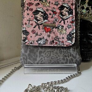 Pink Sailor Babe Cell phone sling